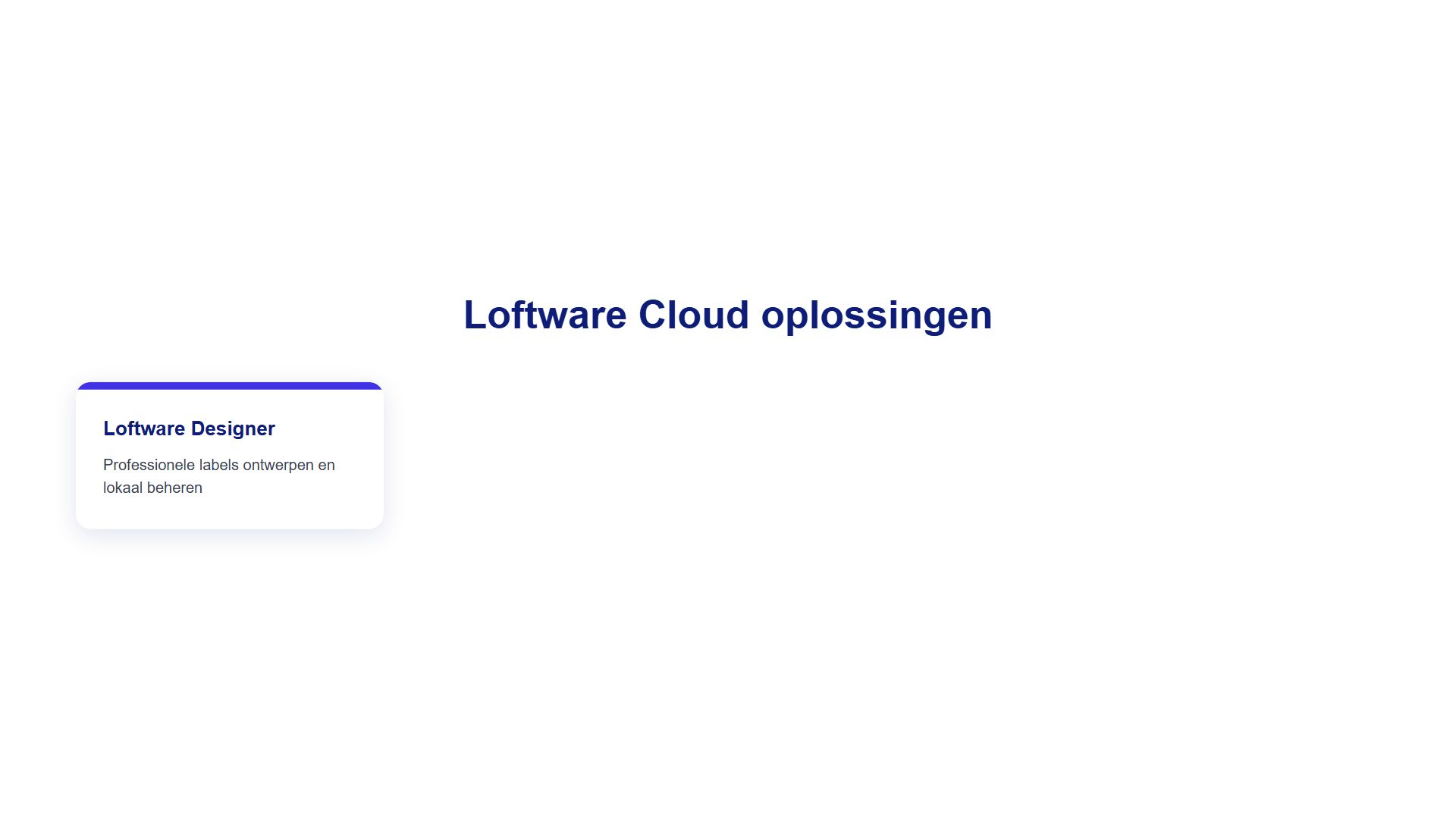 What is Loftware Cloud?